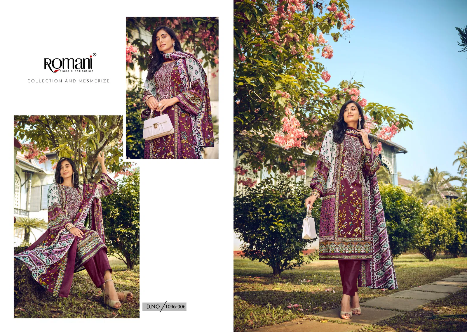 Aarzu by Romani Vol 13 Soft Cotton Digital Printed Dress Material